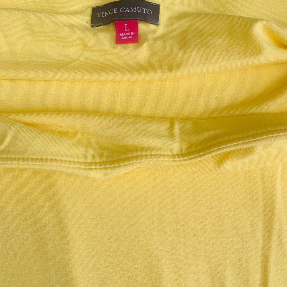 Lemon Yellow Vince Camuto pencil skirt